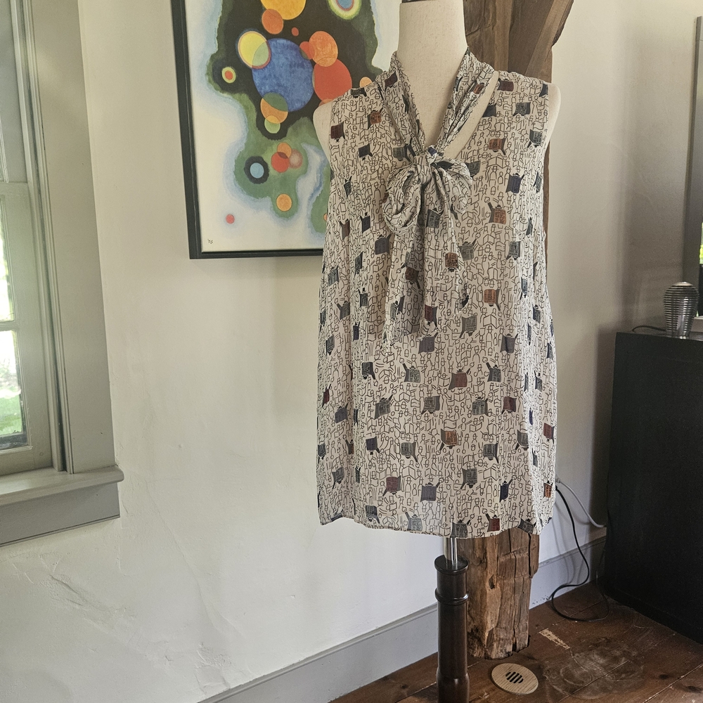 NIC+ZOE Graphic Print Blouse